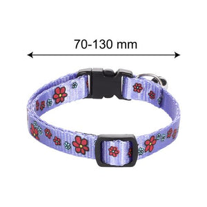 Flamingo - Cat Collar - Ziggi 20-35cm Flower Lilac - petservo