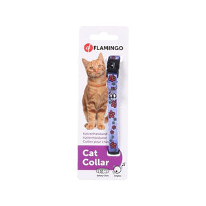 Flamingo - Cat Collar - Ziggi 20-35cm Flower Lilac - petservo