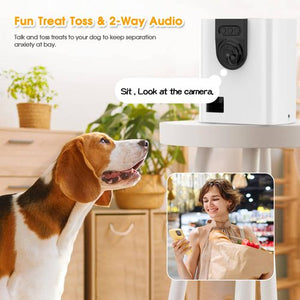 ADVWIN - Pet Camera with Treat Dispenser WiFi - petservo