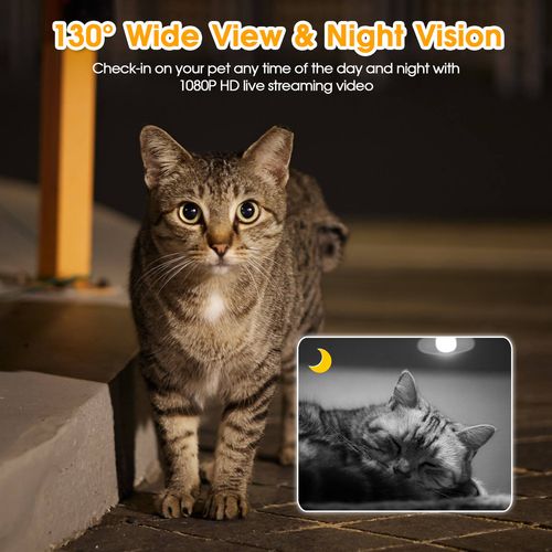 ADVWIN - Pet Camera with Treat Dispenser WiFi - petservo