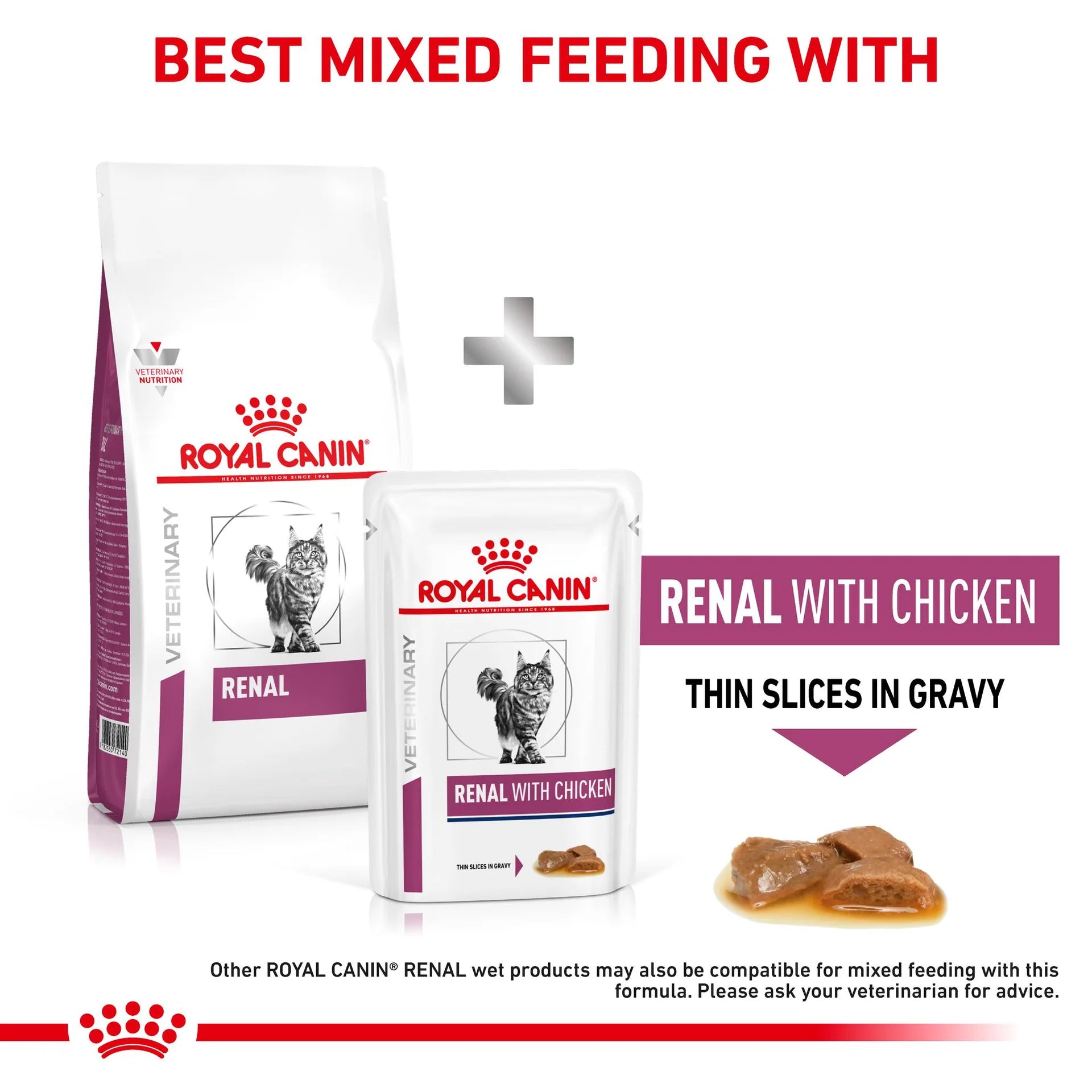 Royal Canin - Veterinary Diet Renal Adult Dry Cat Food - Petservo