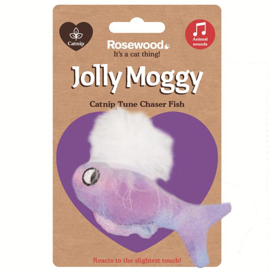 Rosewood - Jolly Moggy Catnip Tune Chaser Fish