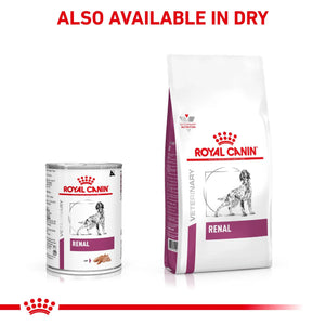 Royal Canin - Veterinary Diet Renal Adult Wet Dog Food 410g x 12 - Petservo