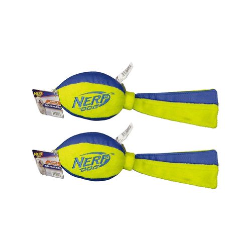 Nerf - Dog 12" Trackshot Football W/ Tails Flyer - 2pk