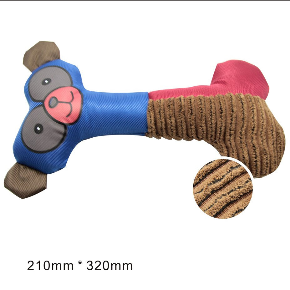 Nunbell - TOUGH TOY - DOG FACE BONE