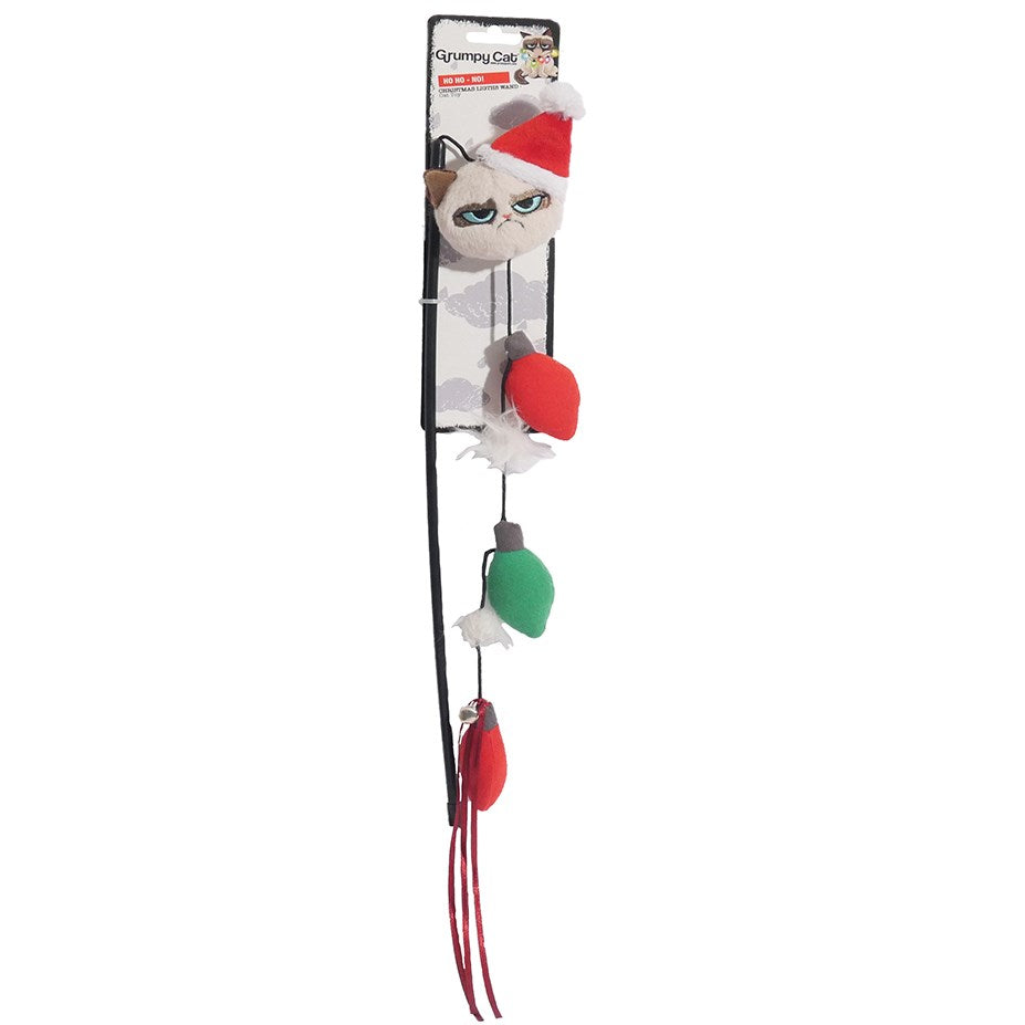 Rosewood - Grumpy Cat Christmas LED Lights Wand - Pet Servo