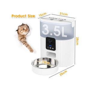 Advwin - 3L Automatic Pet Feeder WiFi & 1080P HD Camera - petservo