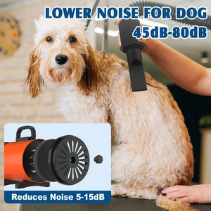 Advwin - 2000W Pet Hair Dryer LCD Display - Orange - petservo