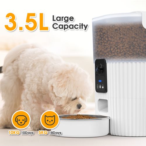 Advwin - 3L Automatic Pet Feeder WiFi & 1080P HD Camera - petservo