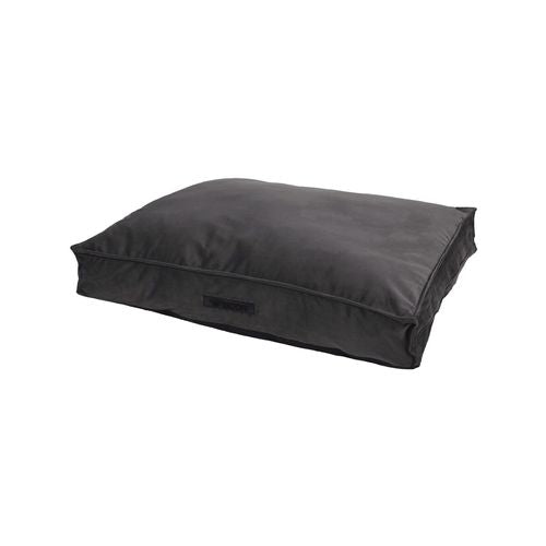 Wooff - Anthracite Velour Pet Bed Box - Medium