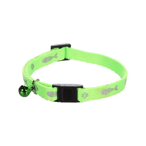 Flamingo - Ziggi 20-35cm Green Cat Collar - petservo