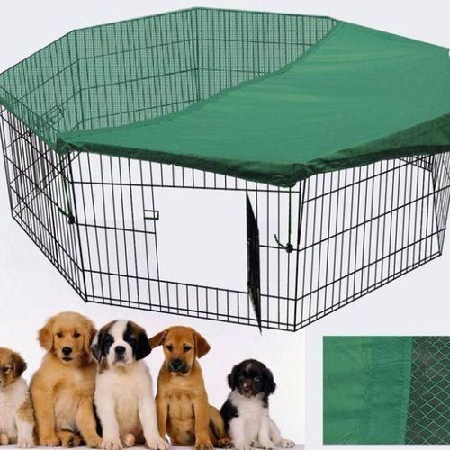 YES4PETS 30' Dog Playpen Exercise Puppy Fence with Cover - PetServo