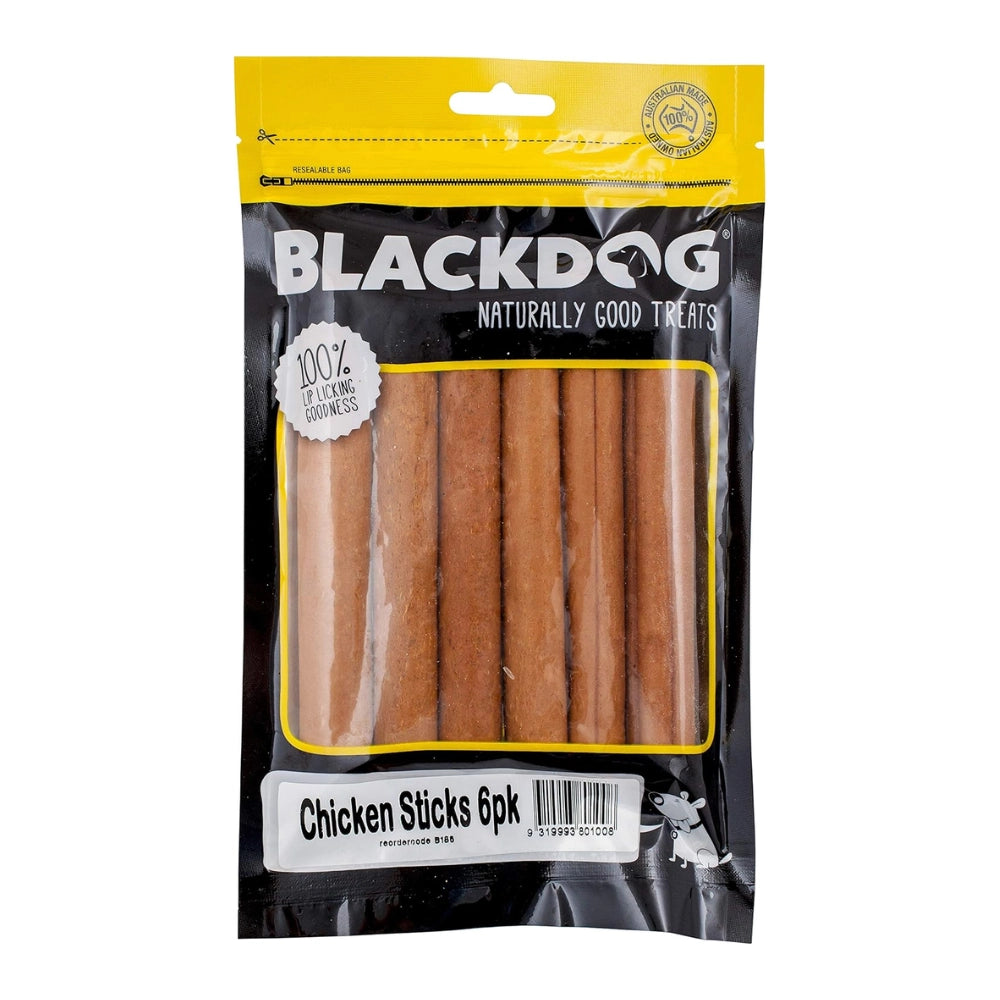 BLACKDOG - Chicken Sticks - 6 Pack, All - PetServo