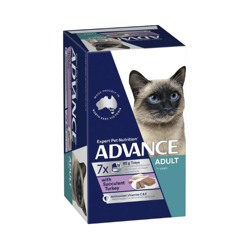 Advance - Adult Cat with Succulent Turkey- Wet - (7 x 85g)