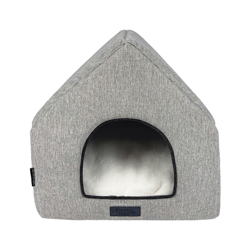 Baxter Bone - Taupe Anti-Bacterial Fabric Cat House - Petservo