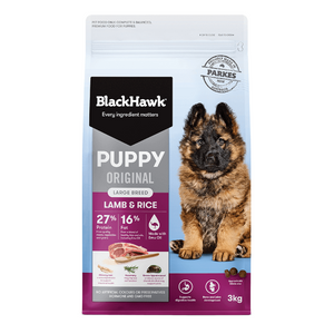 Black Hawk - Puppy Lamb & Rice Large Breed Dry Dog Food 3kg - Petservo