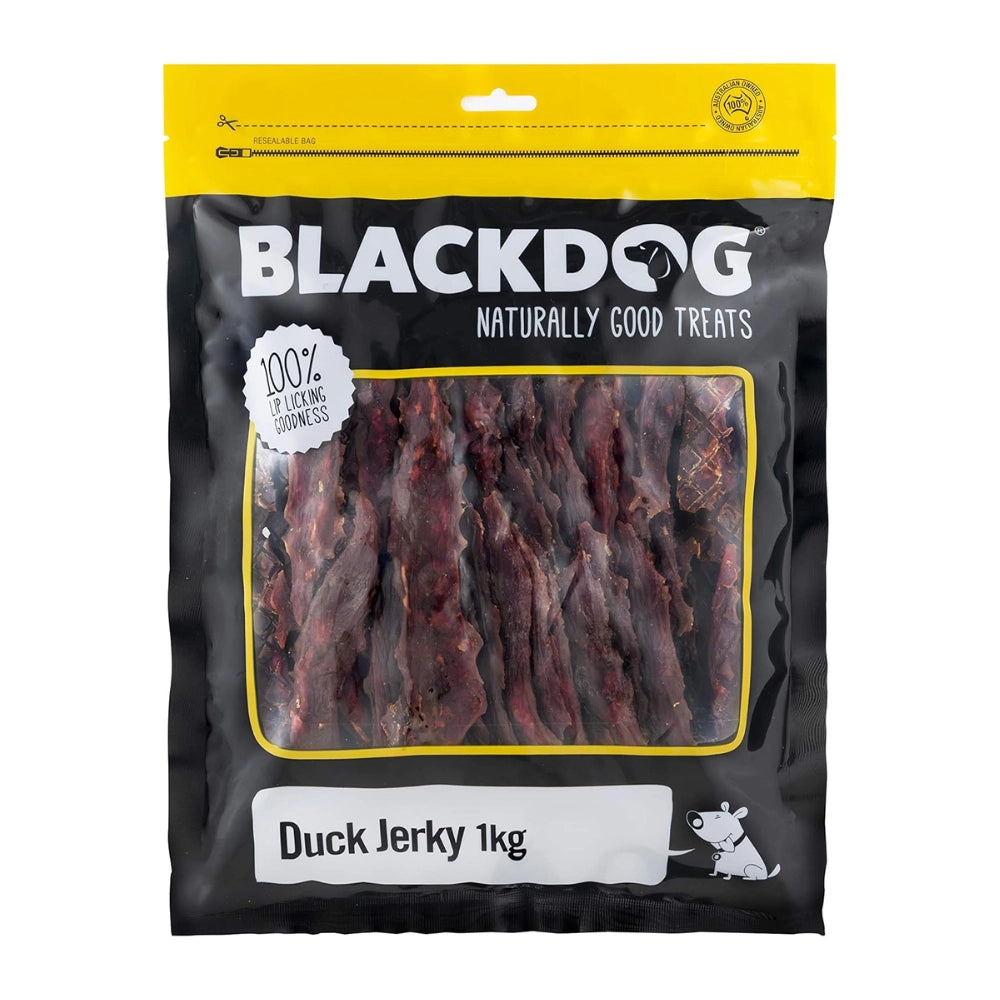 BLACKDOG - DUCK JERKY 1KG, All - Pet Servo