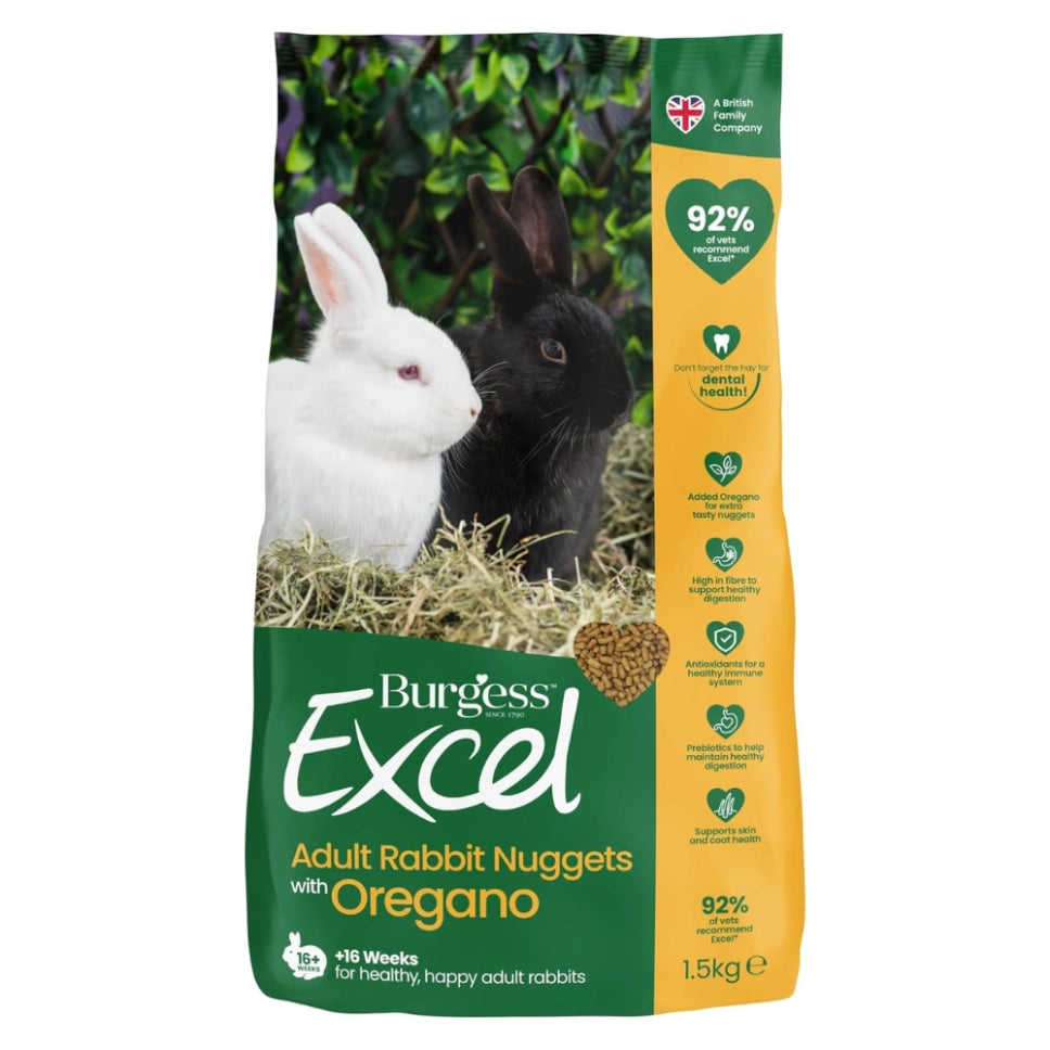 Burgess - Excel Rabbit Nuggets with Oregano - Petservo