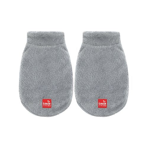 Louie Living - Warm Fleece Dog/pet Jacket Vest Small Grey - 2pk