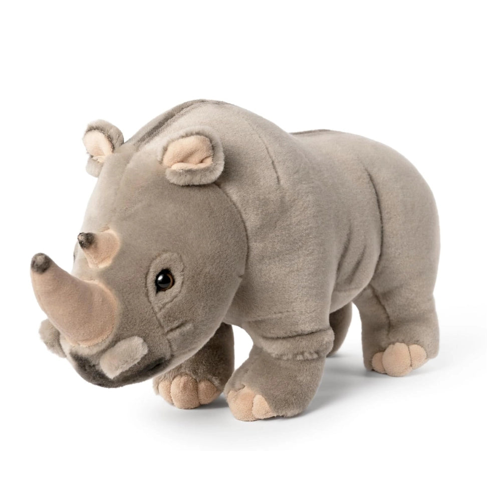 Living Nature - White Rhino Stuffed Animal - Plush Toy Animal