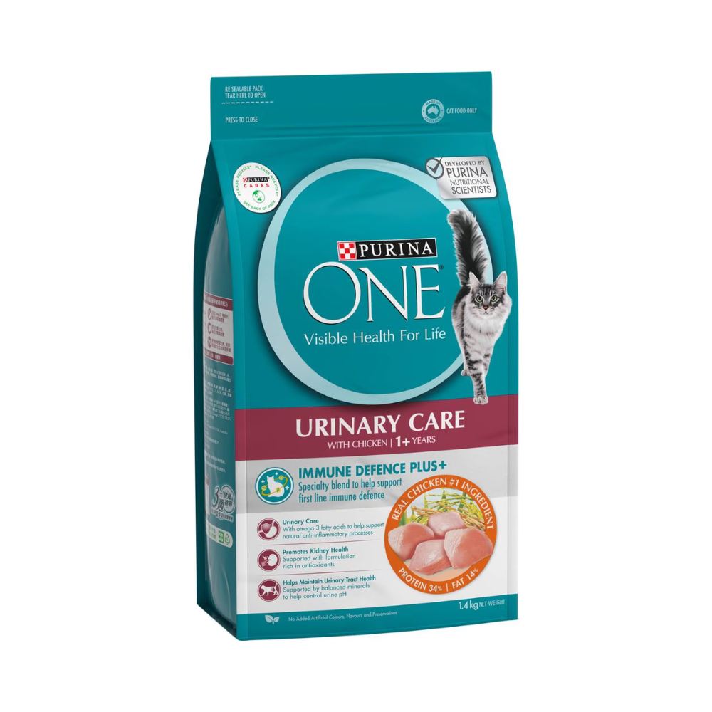 Purina One - Urinary Care With Chicken 1+ Years Dry Cat Food 1.4kg - Petservo