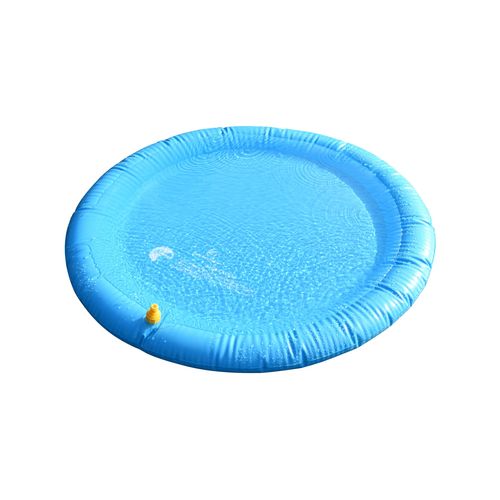 Charlie's Furry Best Friends - Round Dog Pool With Sprinkler Blue - Small