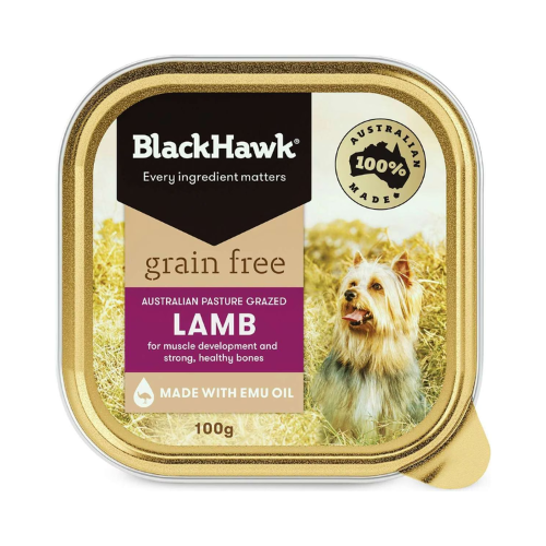 Black Hawk - Grain Free Dog Can - Lamb - 100g - Petservo