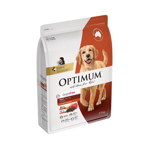 Optimum - Grain Free With Beef & Vegetables Dry Dog Food 2.5kg - Petservo