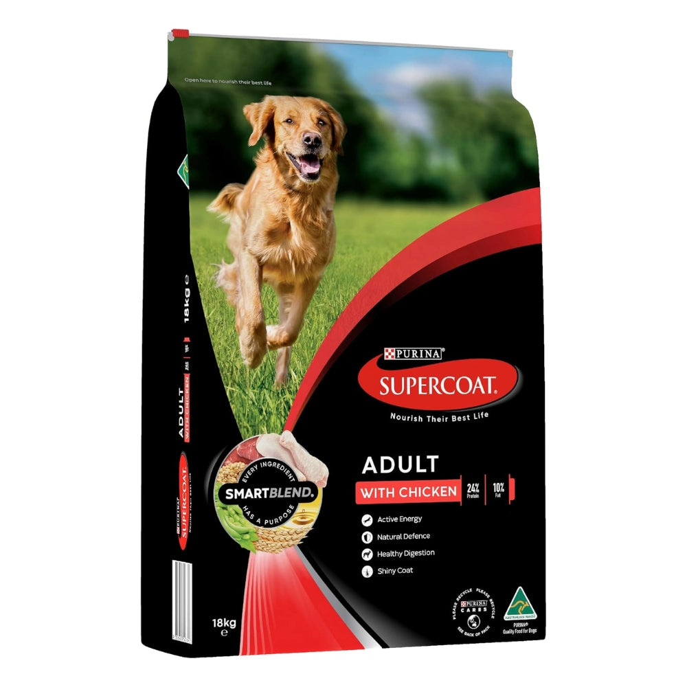 SUPERCOAT - SMARTBLEND Adult Dry Dog Food Chicken 18kg