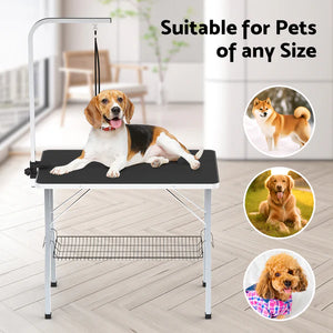 Advwin - Pet Grooming Table Foldable - petservo