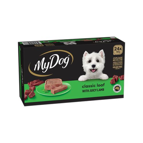 My Dog 100g Juicy Lamb Trays - 24 Pack