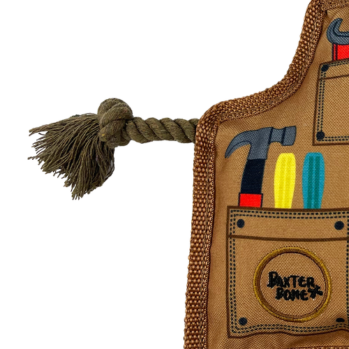 Baxter Bone - Rope Apron Dog Toy - Petservo