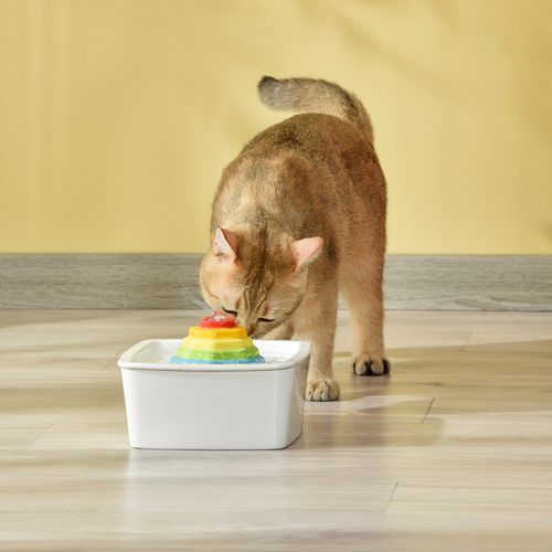 YES4PETS - Ceramic Electric Pet Water Fountain Dog Cat Water Feeder Bowl Dispenser