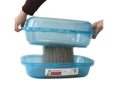 M-PETS - Alexandria Cat Litter Tray with Rim 46x40x18 cm