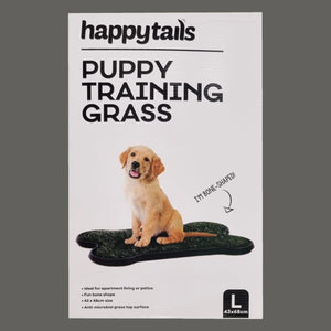 Happy Tails - Bone Shape Puppy Training Grass - petservo