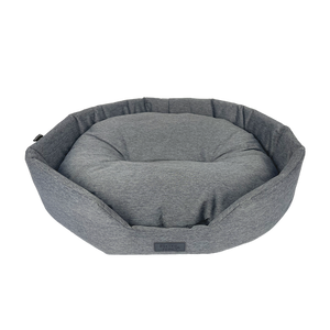 Baxter Bone - Outdoor Water Resistant Removable Cushion Pet Bed - Large - Grey - petservo