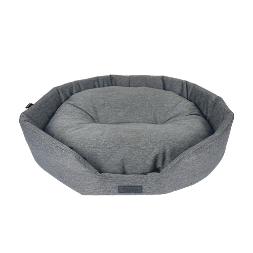 Baxter Bone - Outdoor Water Resistant Removable Cushion Pet Bed - Large - Grey - petservo