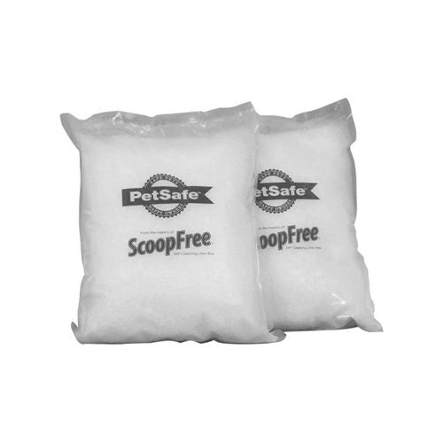 Petsafe Pets - Scoopfree® Premium Crystal Litter Sensitive - 2 Pack Medium to large - White