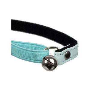 Happy Tails - Dual Bell Cat Collar -  Blue - petservo