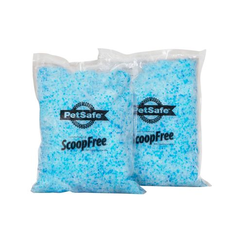 Petsafe Pets - Scoopfree® Premium Crystal Litter Blue - 2 Pack - Blue Medium to Large