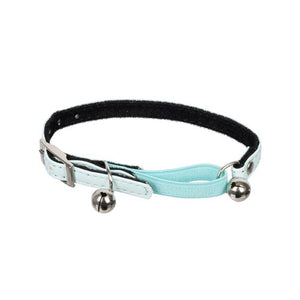 Happy Tails - Dual Bell Cat Collar -  Blue - petservo