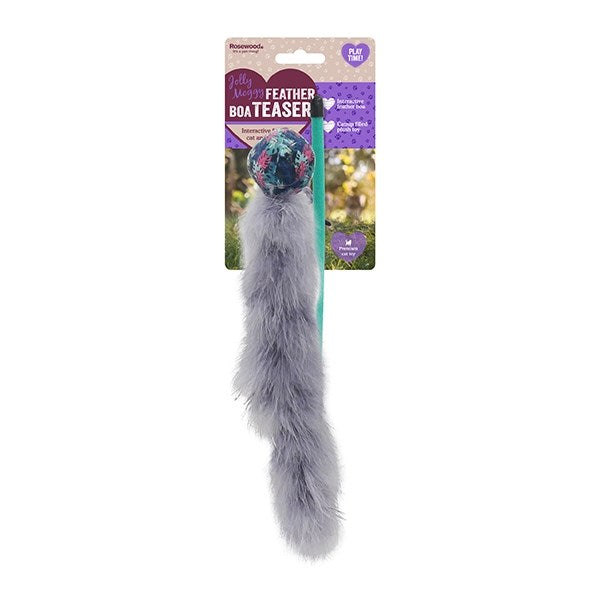 Rosewood - FEATHER BOA ASST CAT TOY - Petservo