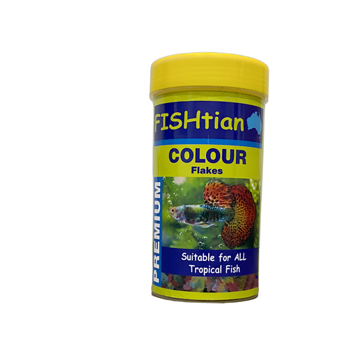 Fishtian - Colour Flakes Fish Food - 250ml