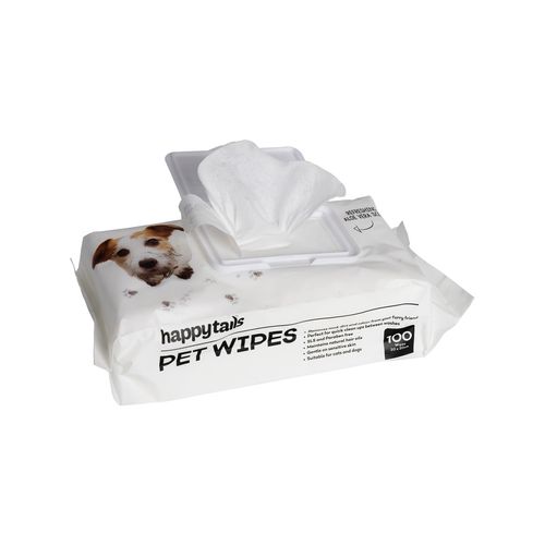 Happy Tails - Pet Wipes - 100 Pack