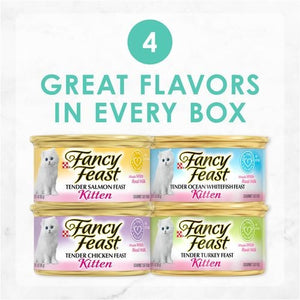 Fancy Feast - Kitten Classic Paté Collection Wet Cat Food 24 x 85g - petservo