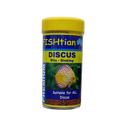 Fishtian - Discus Bits Sinking Fish Food - 100ml