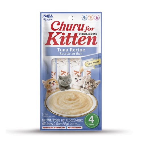 Inaba - CHURU FOR KITTEN Tuna Recipe - Petservo