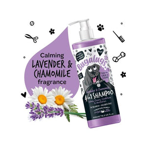 Bugalugs - 500ml 4 In 1 Lavender And Chamomile Dog Shampoo - petservo