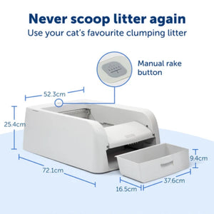 Petsafe - ScoopFree Clumping Self Cleaning Litter Box for Cats - petservo