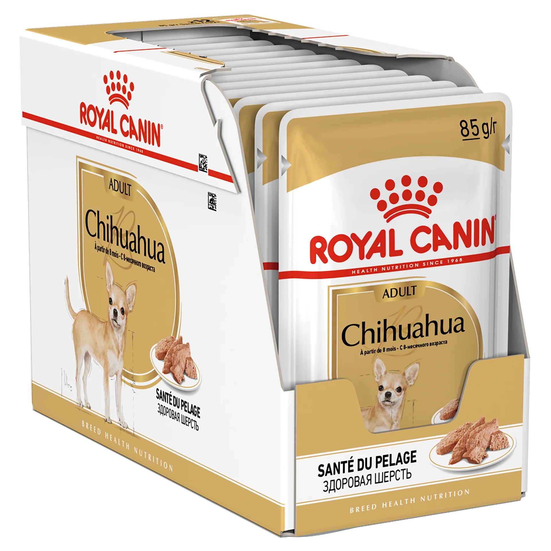 Royal Canin - Chihuahua Adult Wet Dog Food Pouches 85g x 12 - Petservo